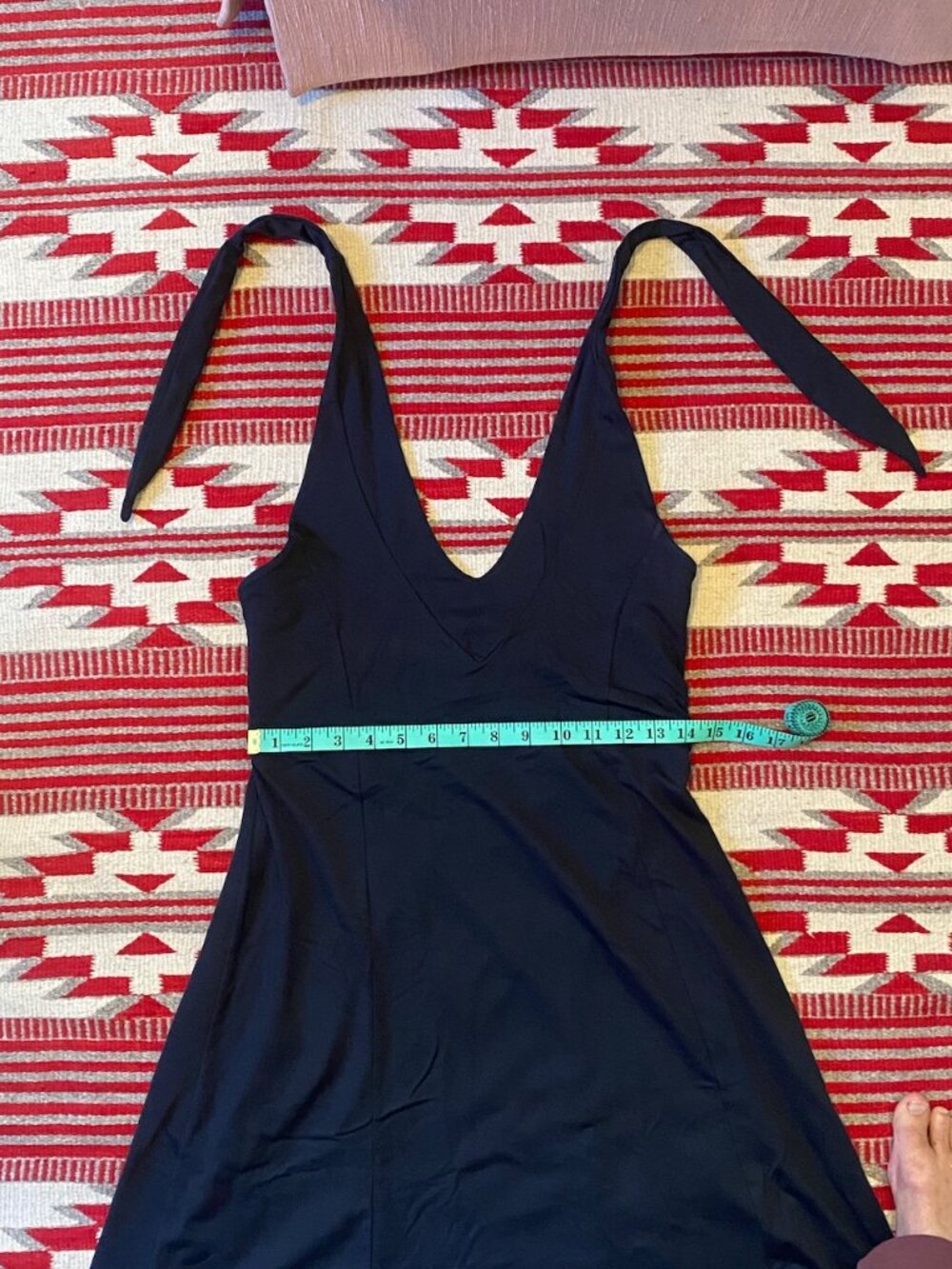 Patagonia Black Athletic Halter Dress, Women's Size Medium - Picture 7 of 14